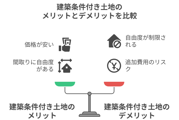 建築条件付き土地のメリットとデメリットを比較