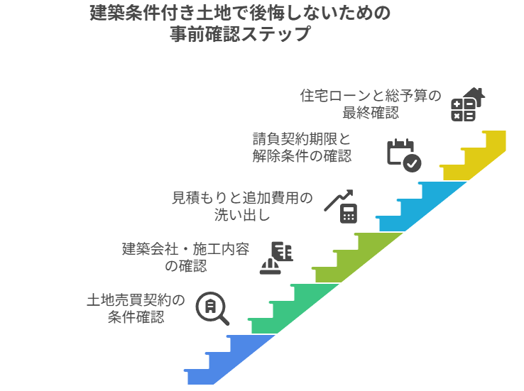 建築条件付き土地で後悔しないための事前確認ステップ