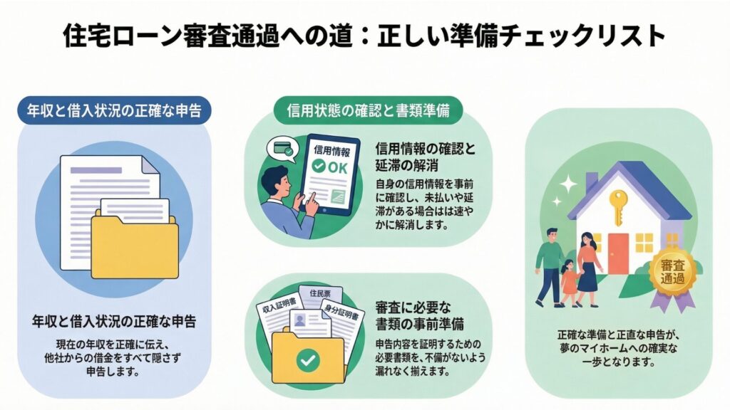 住宅ローン審査通過への道:正しい準備チェックリスト