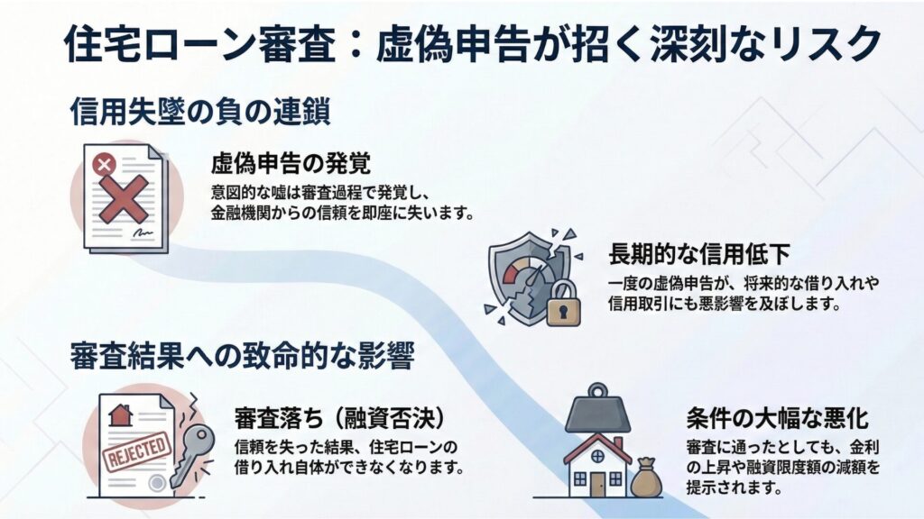 住宅ローン審査:虚偽申告が招く深刻なリスク