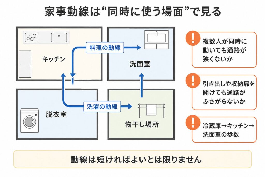 キッチンと水回り・通路幅を確認する際のポイント