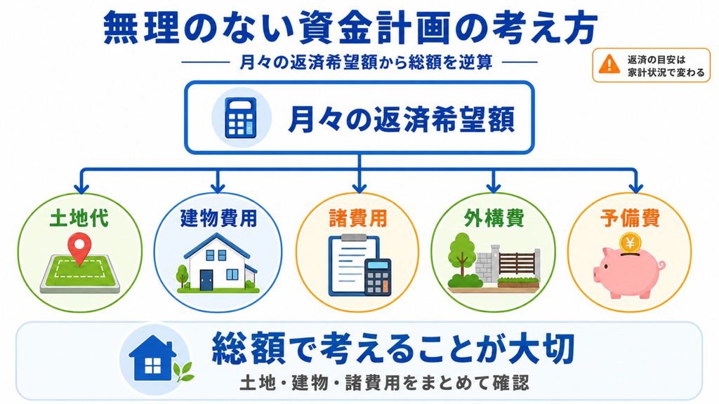 無理のない資金計画の考え方