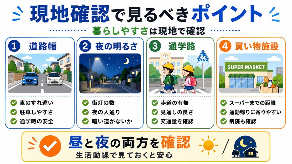 現地確認で見るべきポイント